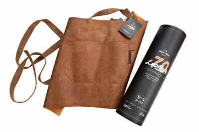 Tablier de service en cuir